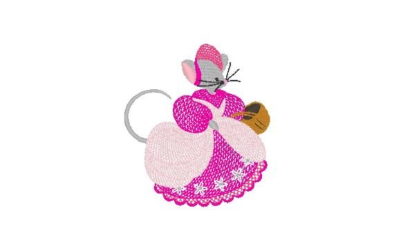 Cute Mouse: A Seasonal Embroidery Gem for Holiday Gifts