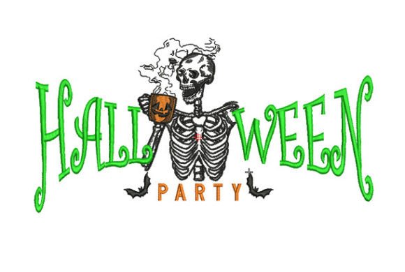 Halloween Party: A Spooky Freebie for Seasonal Embroidery