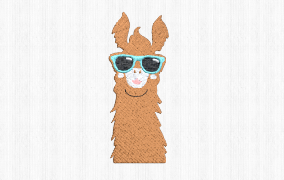 Llama with Sunglasses: A Cool Holiday Embroidery Review