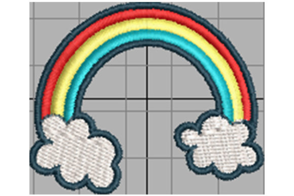 Rainbow Lucky Charm: A Designer's Take on This Free Embroidery File
