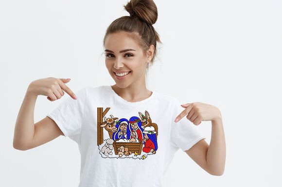 Review: Birth of Child Jesus Embroidery Design
