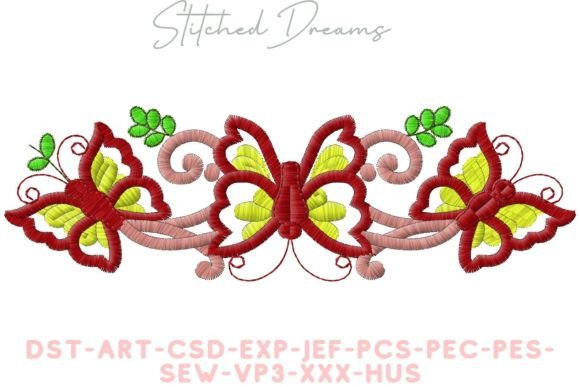 Review: Butterfly Symphony Embroidery Design for Etsy Shops