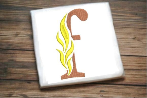 Review: F Letter Alphabet on Fire for Branding