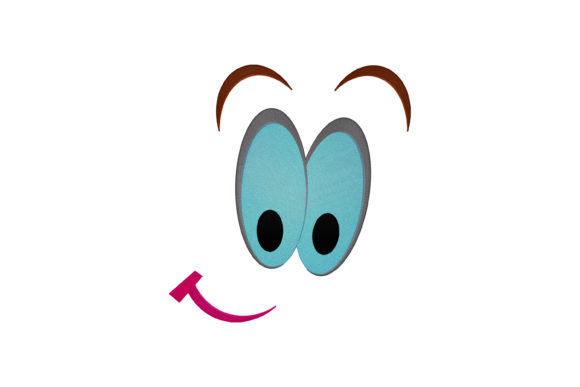 Smile Face: A Cheerful Embroidery Design for Etsy Sellers