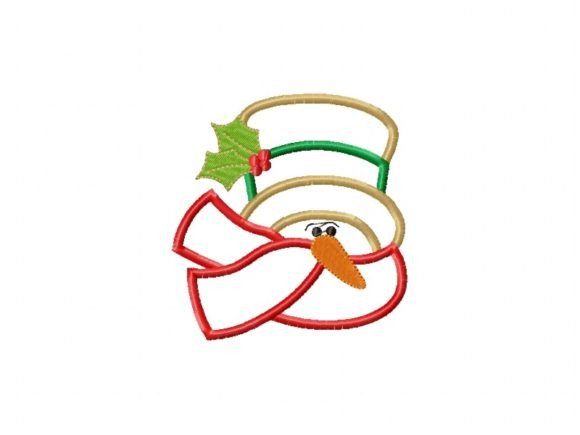 Snowman Applique: A Festive Pick for Etsy Sellers